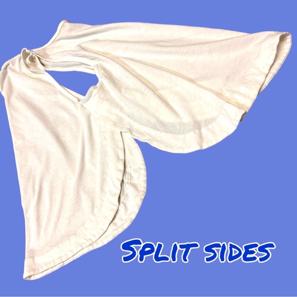 COMUNE split side off white cropped tank top. 🌺 Size Small 🌺 - Picture 5 of 8